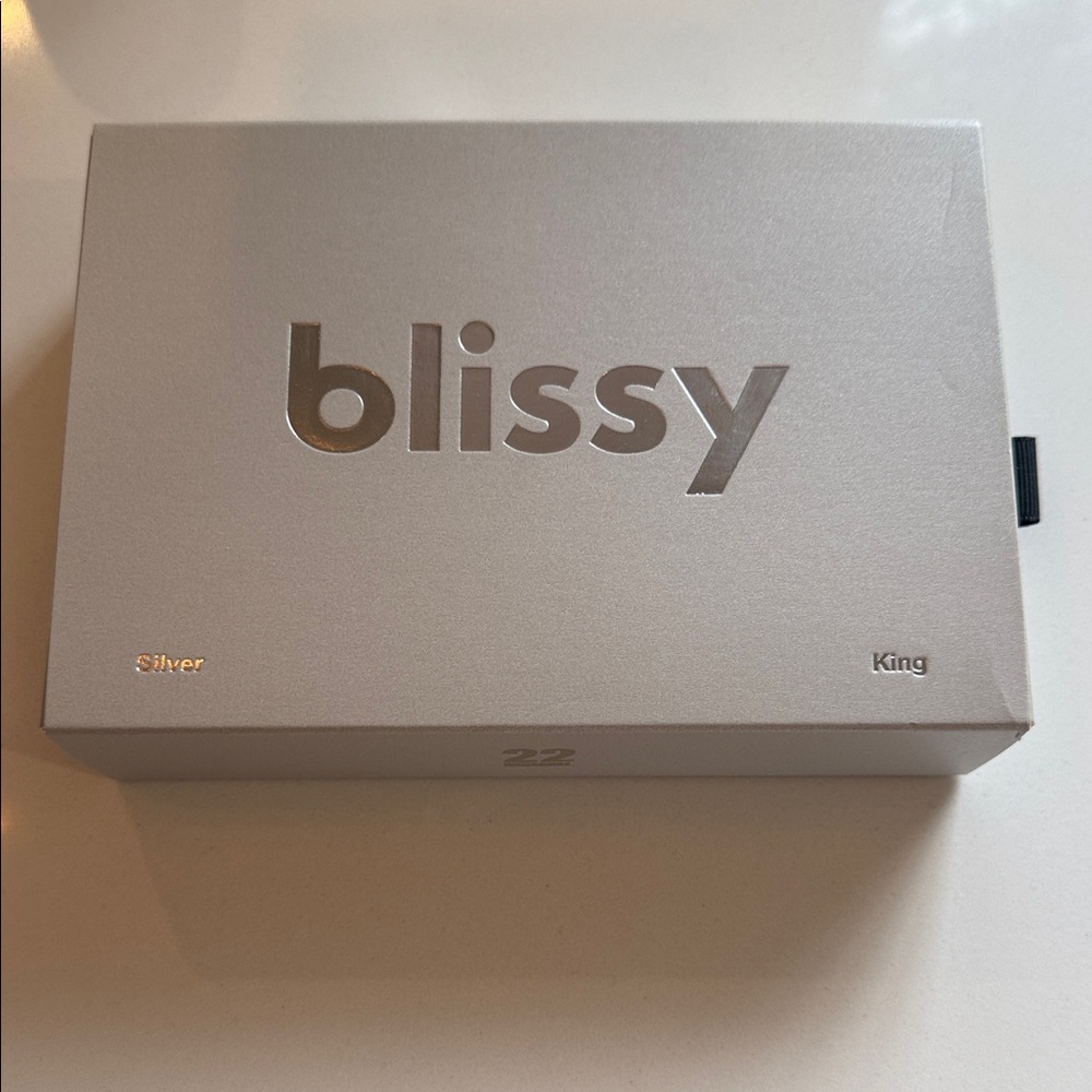 Blissy Silver Pillowcase